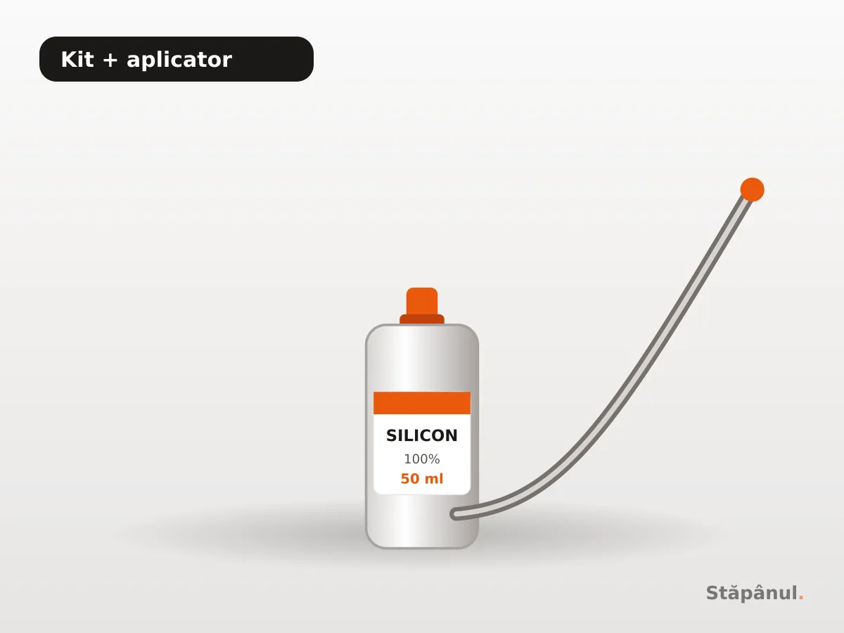 Kit lubrifiere cu aplicator lung